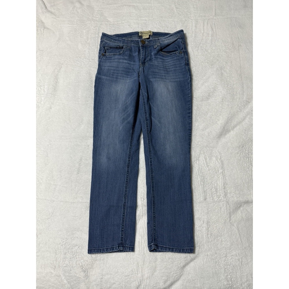 Democracy Jeans Womens 6‎ Blue High Rise Skinny Ankle Denim Stretch 28x25